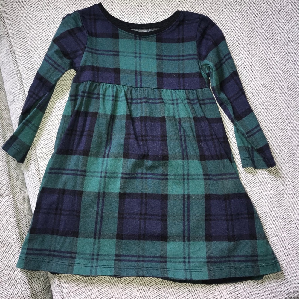 Toddler girl Buffalo plaid Dress